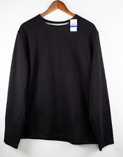 Men's XL Cuddl Duds Black Long Sleeve Pajama Top