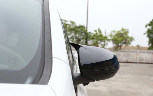Ox Horn Exterior Rear View Mirror Cover Trim 2X For Benz GLB 2020-2022 ABS Black - Picture 6 of 7