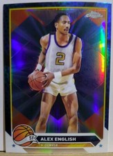 2023-24 Topps Chrome Blue Basketball Refractors #26 Alex English Denver