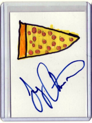 Joey Chestnut Autograph Card Major League Eating Champion The GOAT Pizza