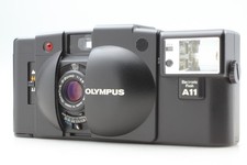 Near MINT Video Tested Olympus XA2 Black 35mm Film Camera w/ A11 Flash JAPAN
