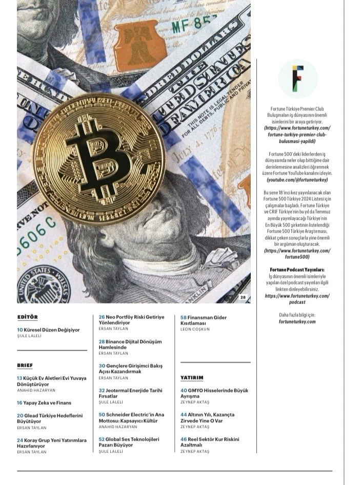 fortune Magazine Turkey June 2025 / Fast Shipping Worldwide - Image 3 of 4