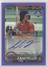 2024 Topps Pro Debut Purple Foil Auto 278/299 Nazzan Zanetello #PD-174 Auto 4z8