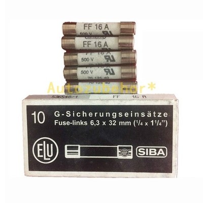 10PCS/Box New Fast Quick Blow Fuse 7012540 16A 500V 6.3 *yt