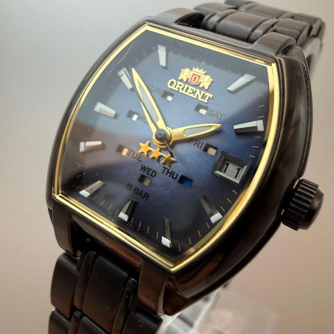 Orient Three Star Automatic Watch 3 Hands Day Dat… - image 1