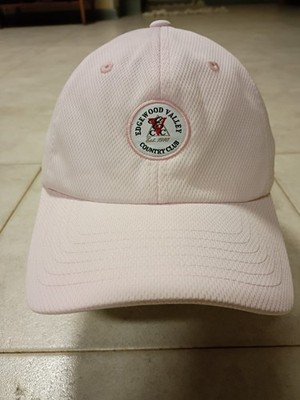 Vintage Y2K Imperial HT Edgewood Valley Country Club Golf Hat Cap Pink 2007 Mesh