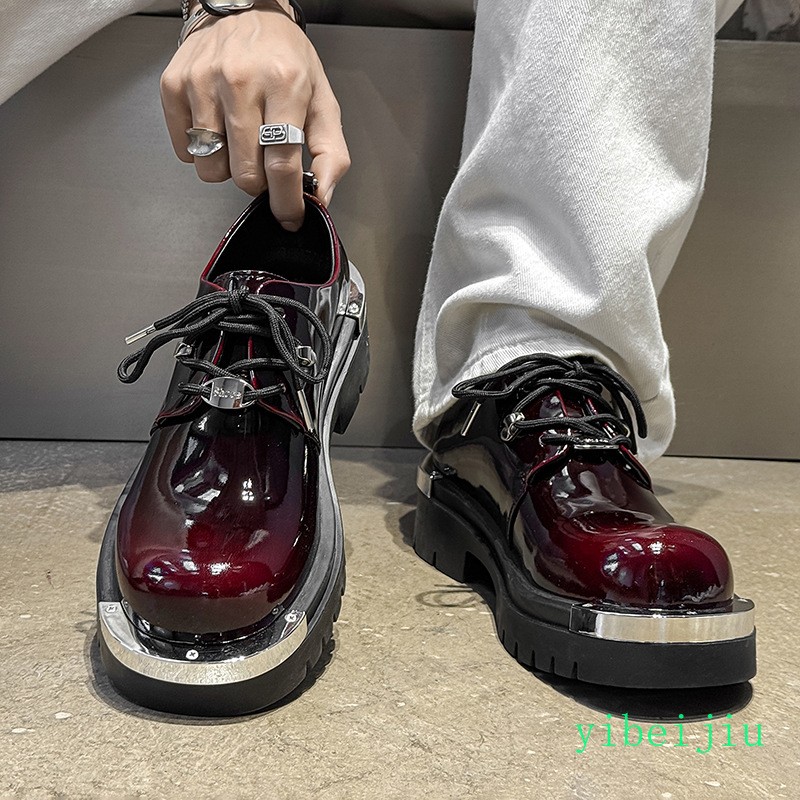 dress shoes for club Mens Lace Up Pointed Toe Shoes Work Club Party Casual Dress Buisness Ankle Boots