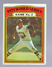 1972 Pittsburgh Pirates Topps #227 1971 World Series Game No. 5