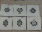 9 Mercury Dimes Lot 90% Silver  1942 micro-s , 1942, two 1928-s and others