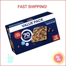 Fiber One 70 Calorie Brownies, Chocolate Chip Cookie Snack Bars, 2g Sugar, Value