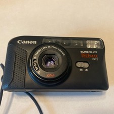 Canon SureShot TELEMAX 35mm Point Shoot Film Camera. Part Only See Description