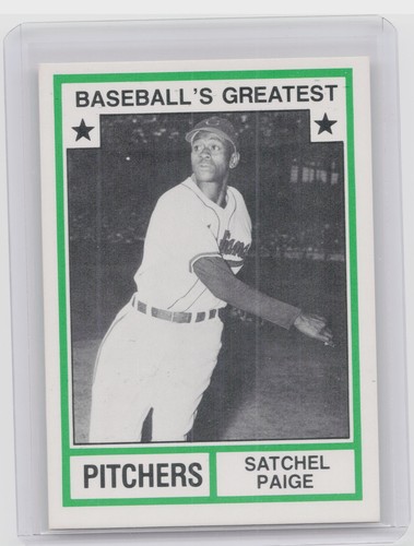 Satchel Paige #31 1982 TCMA Greatest Pitchers card