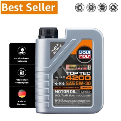 Top Tec 4200 Fully Synthetic Motor Oil 5W-30 - 1 Liter for Peak Performance