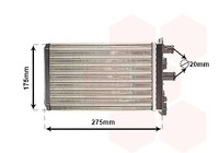 Van Wezel WäRmetauscher, Innenraumheizung Hinten FüR Vw