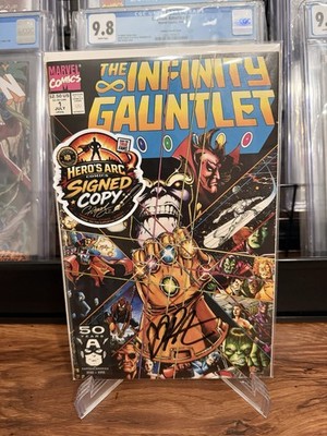 The Infinity Gauntlet #1 (Marvel Comics July 1991) Signed By Jim Starlin