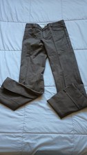 Women's Banana Republic The Sloan Fit Brown Pleated Pants Size 4