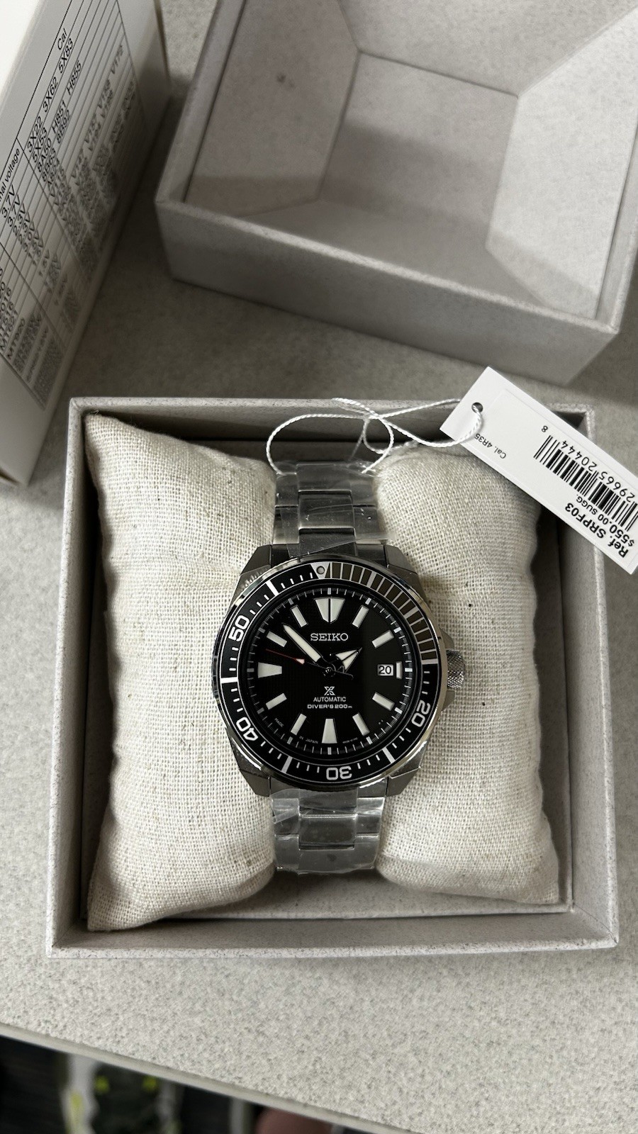 Seiko Prospex Automatic Diver Mens Watch SRPF03 Brand New With Box And Papers image 2