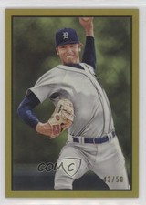 2019 Bowman Heritage Chrome Prospects Gold Refractor 43/50 Joey Wentz 0hw6