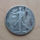 1944 D Liberty Walking Half Dollar Silver Business Strike 50C Coin Circulated