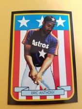 Eric Anthony Houston Astros Living Legends White Stars Black Border RARE ODDBALL