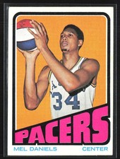 Topps Mel Daniels Indiana Pacers #200 1972 Basketball Trading Card ABA