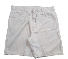 Wrangler Baggy Wide-leg Carpenter Shorts Beach Surfer VTG 90s Men 40 x 9 Tan
