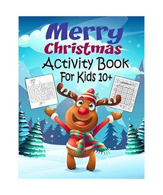 Merry Christmas Activity Book For Kids 10+: Christmas Countdown Activity Book Fo