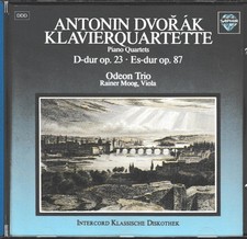 Antonin Dvorak - Klavierquartette / Odeon Tri...