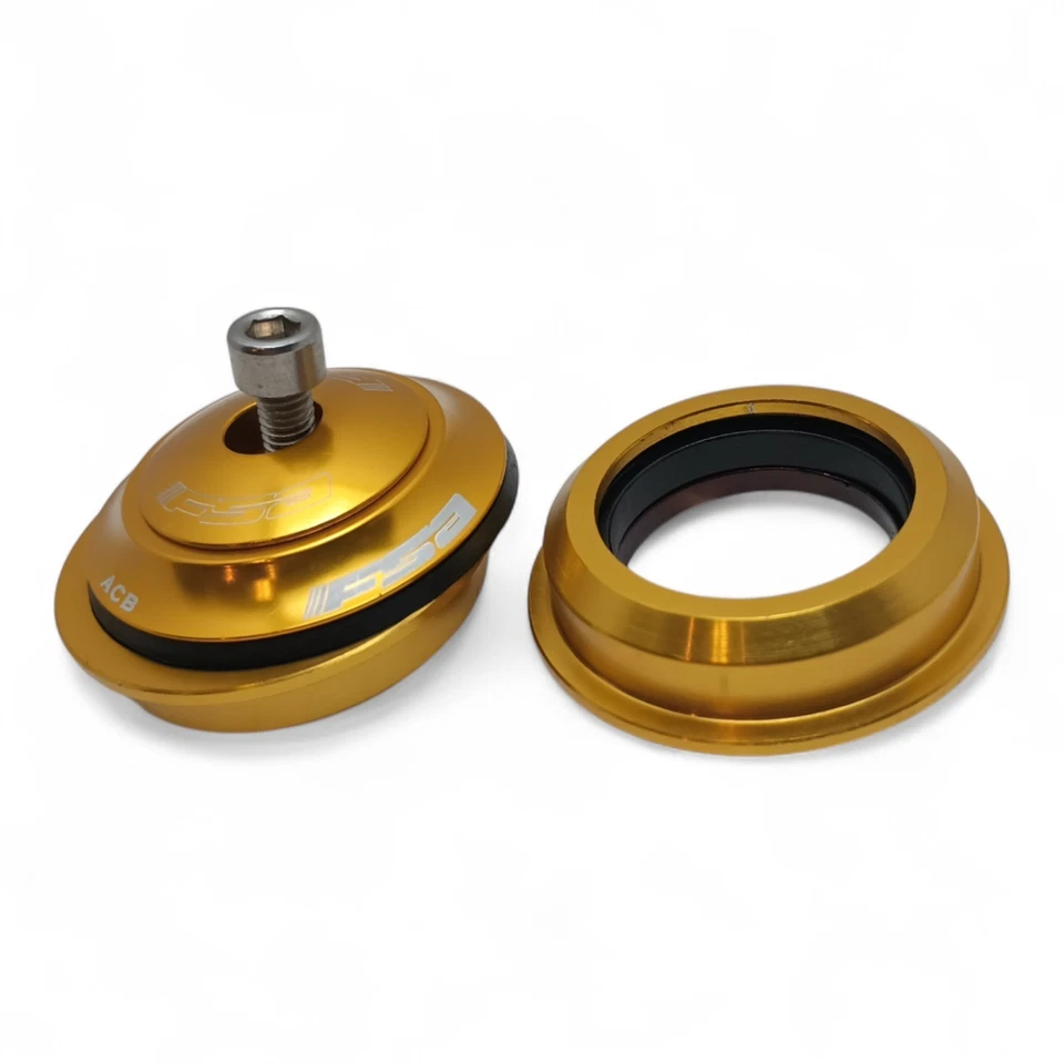 Auriculares FSA ACB dorados semi integrados NOS RETRO 1 1/8"" Foto 2 de 4