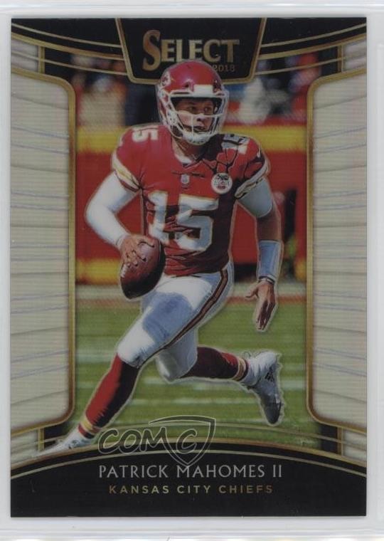 2018 Panini Select Concourse Silver Prizm Patrick Mahomes II #66 1lc0