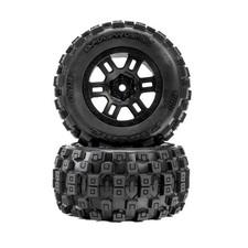 Pro-Line Racing PRO1024610 Badlands Front/Rear Tires MTD 12mm Black Split Six