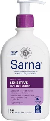 Sarna SENSITIVE Anti-Itch Lotion 7.5oz FAST SHIPPING