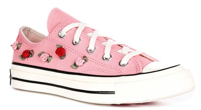 Converse A13649C Chuck 70 Roses Damen Sneaker in Rosa Weiß UK 3 - 12