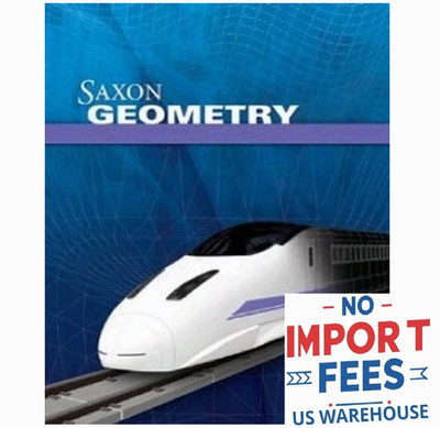Saxon Geometry: Home School Kit w/Solutions Manual Ship From US