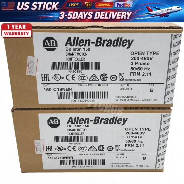 150-C19NBR SMC-3 19A Smart Motor Controller 150C19NBR New AB US Free Tax