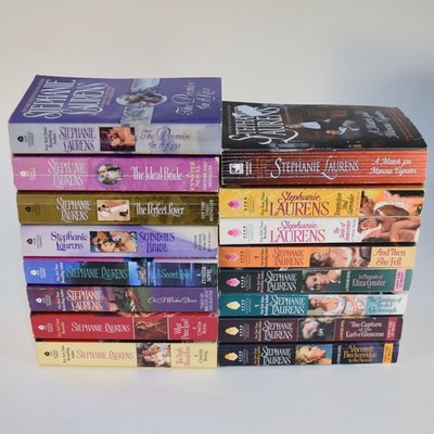 Stephanie Laurens - Lot Of 16 Cynster Series Historical Romance Paperback Books