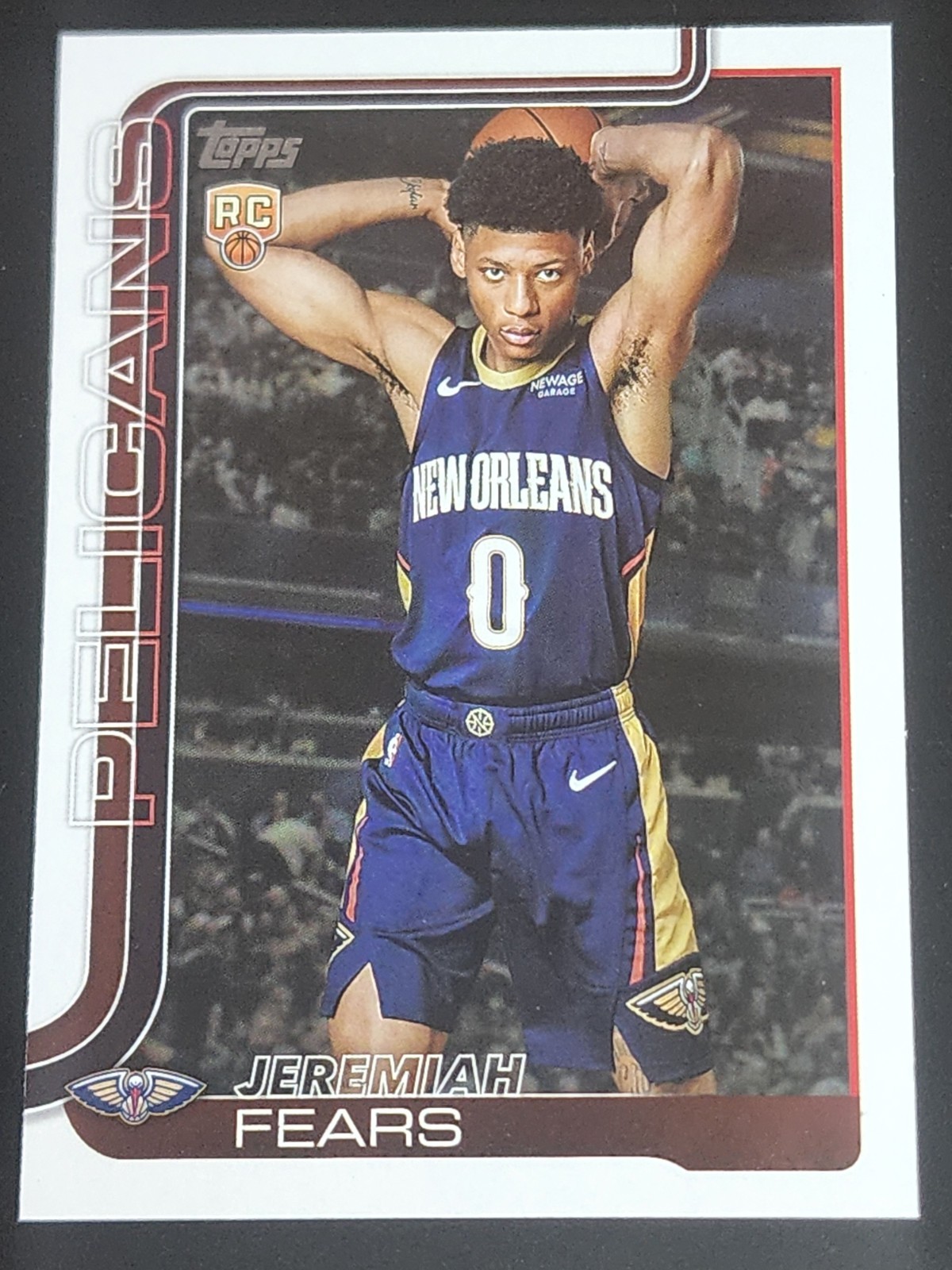 2025-26 Topps Flagship Jeremiah Fears #207 (RC) Pelicans
