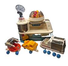 Playmates Playworld Vintage 1984 Space Station Play Set With Vehicles Figures