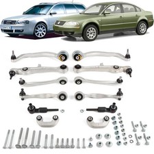 KIT COMPLETO 12 PEZZI BRACCI SOSPENSIONE ANTERIORE VW PASSAT 1.9 TDI 2001> 