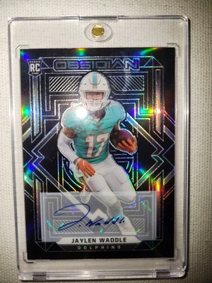 2021 Panini Obsidian - Rookies Jaylen Waddle #113 Autographs /150 (AU, RC)