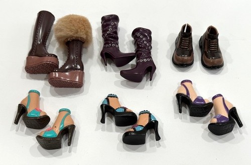 Mattel My Scene Barbie Doll Shoes LOT 6 Pairs - Picture 2 of 12