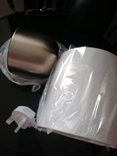 Homelife Dome Metl Table Lamp Silver.  New 