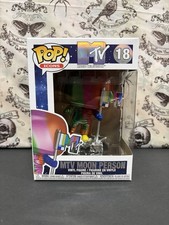 Funko Pop! Figura Vinilo Metálico Icons MTV Moon Person (Arco Iris) 18