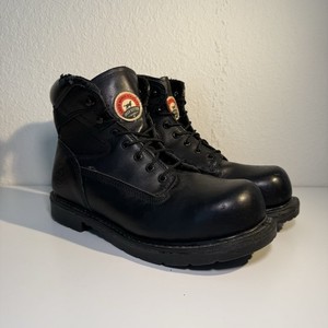 Irish‎ Setter 83626 Farmington Black Leather Steel Toe Work Mens Boots Size 12 Amazon.com | Irish Setter, Farmington KT, Men main image 3