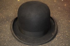 Isaac Hamburger  Sons Vintage Stetson Derby Bowler Hat Size 6 7/8
