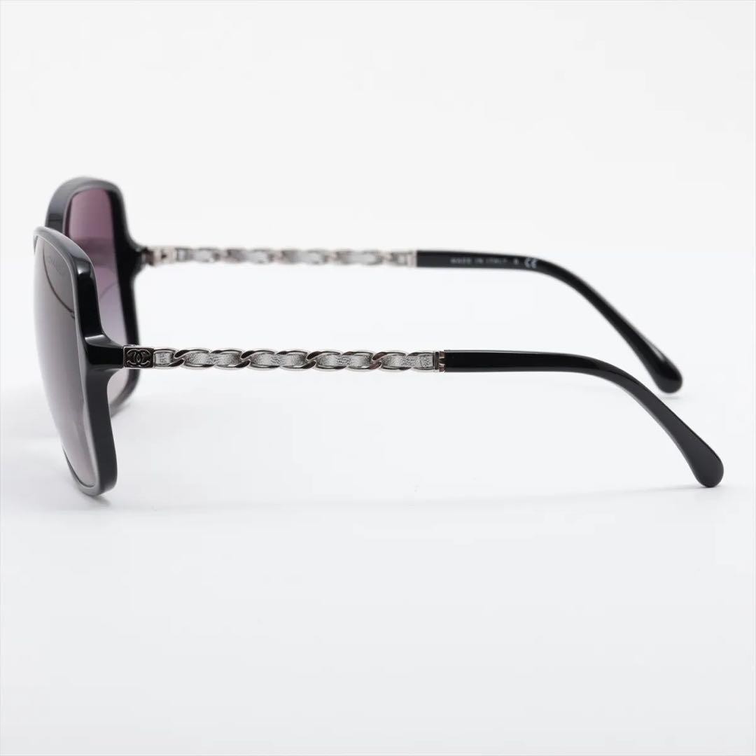CHANEL 5210-Q COCO Mark Sunglasses Black Women | eBay