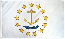 Rhode Island State Flag 3x5ft Premium Polyester Outdoor Banner USA Grommet Flag