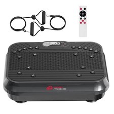 Vibration Plate Exercise Machine 9 Programs 250 Intensity Levels Home Full Body 