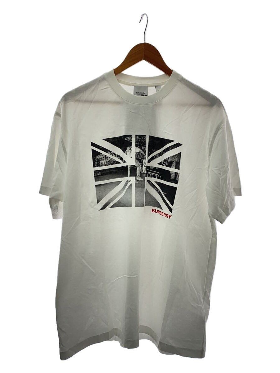 BURBERRY T-SHIRT WITH TAGS 21SS UNION JACK M COTTON White
