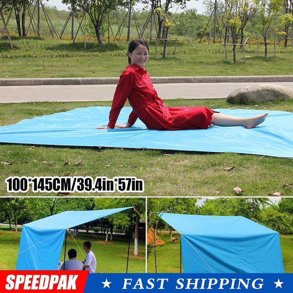 Waterproof Camping Tent Tarp Outdoor Awning Shade Sun Canopy Mat BEST зы ;◇ X3K5